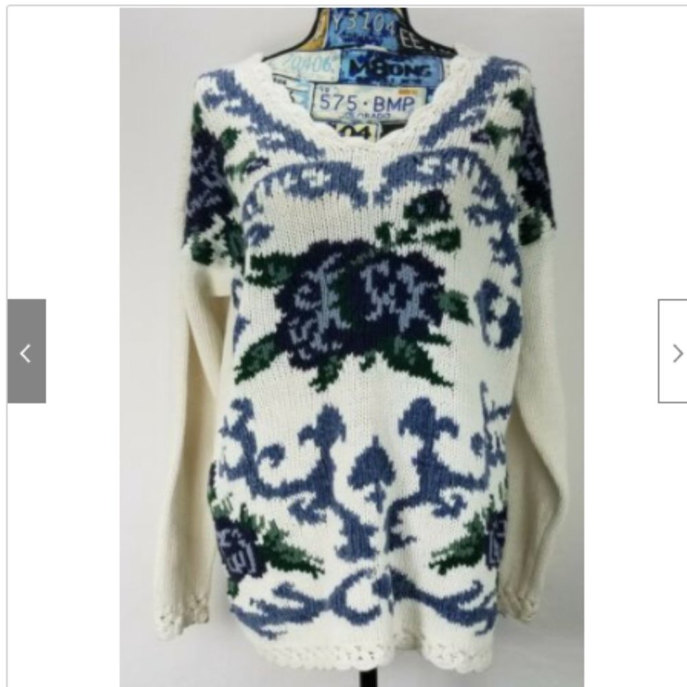 Nuggets Womens M Vtg Sweater K35
